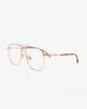 Seupeulingseuteulingseu Double Bridge Aviator Glasses Page 84 [Gold]