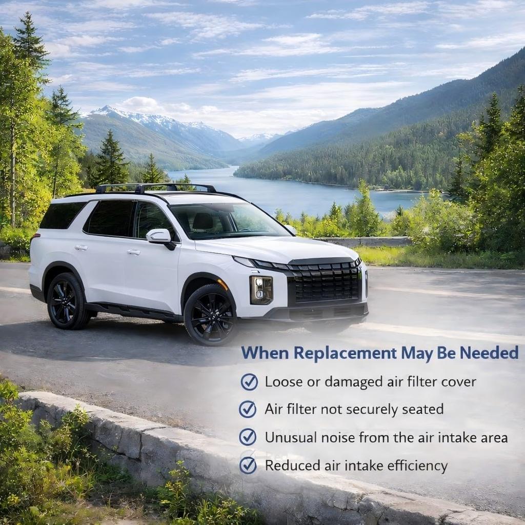 97129-S8000, 97129S8000, Air Filter Cover Fit For Hyundai Palisade 2020-2024