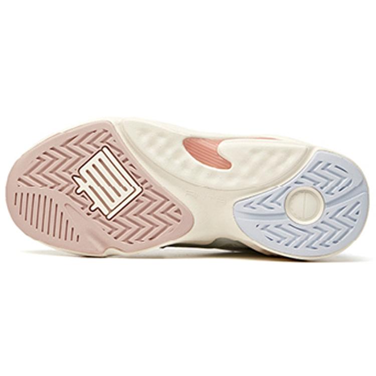 Anta Bastard Wei Feng Abrasion Resistant Breathable Low top Chunky Sneakers Women's White Purple Blue 122048081-2