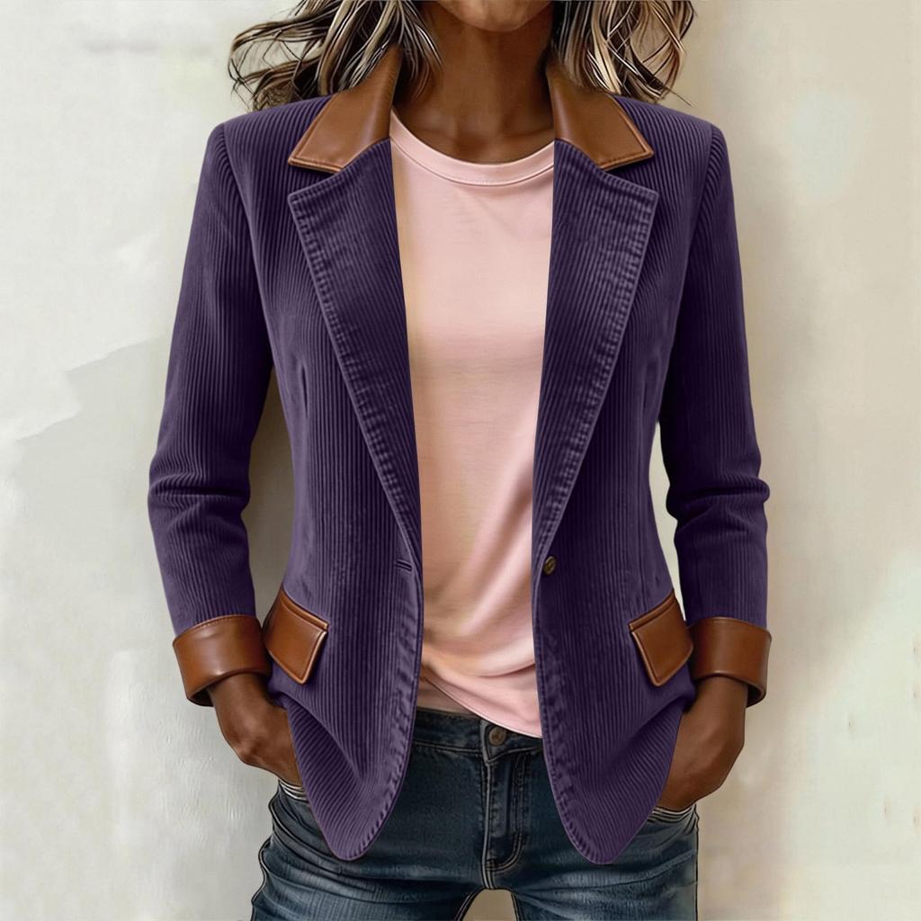 Women's Loose Fit Color Long Sleeve Button Up Athletic Jacket Outerwear