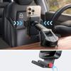 Car phone holder with inductive charger for dashboard - black