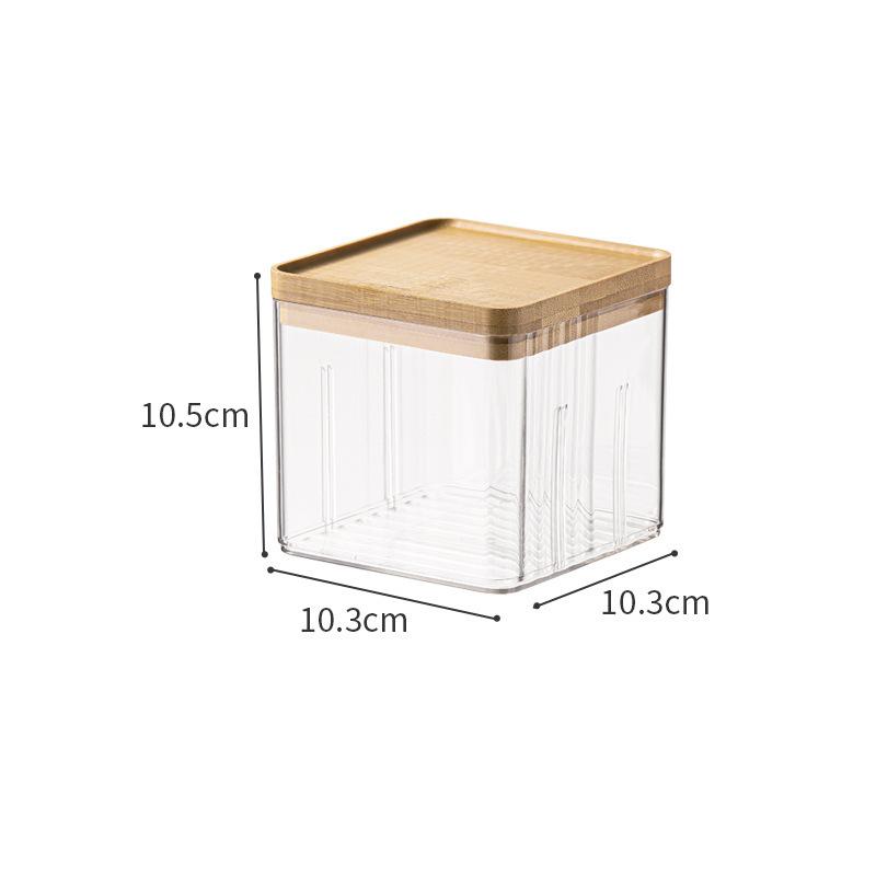 Dustproof Cosmetic Storage Box with Cover for Desktop Makeup Brushes Cotton Swabs Lipstick Samples Skin Care Products Organizer