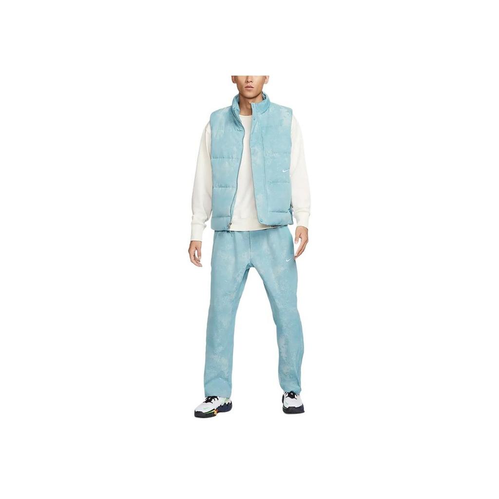 Nike Outdoor Mid-Rise Straight Leg Zipper Casual Pants Men Pants Denim-Blue Green FZ0649-464