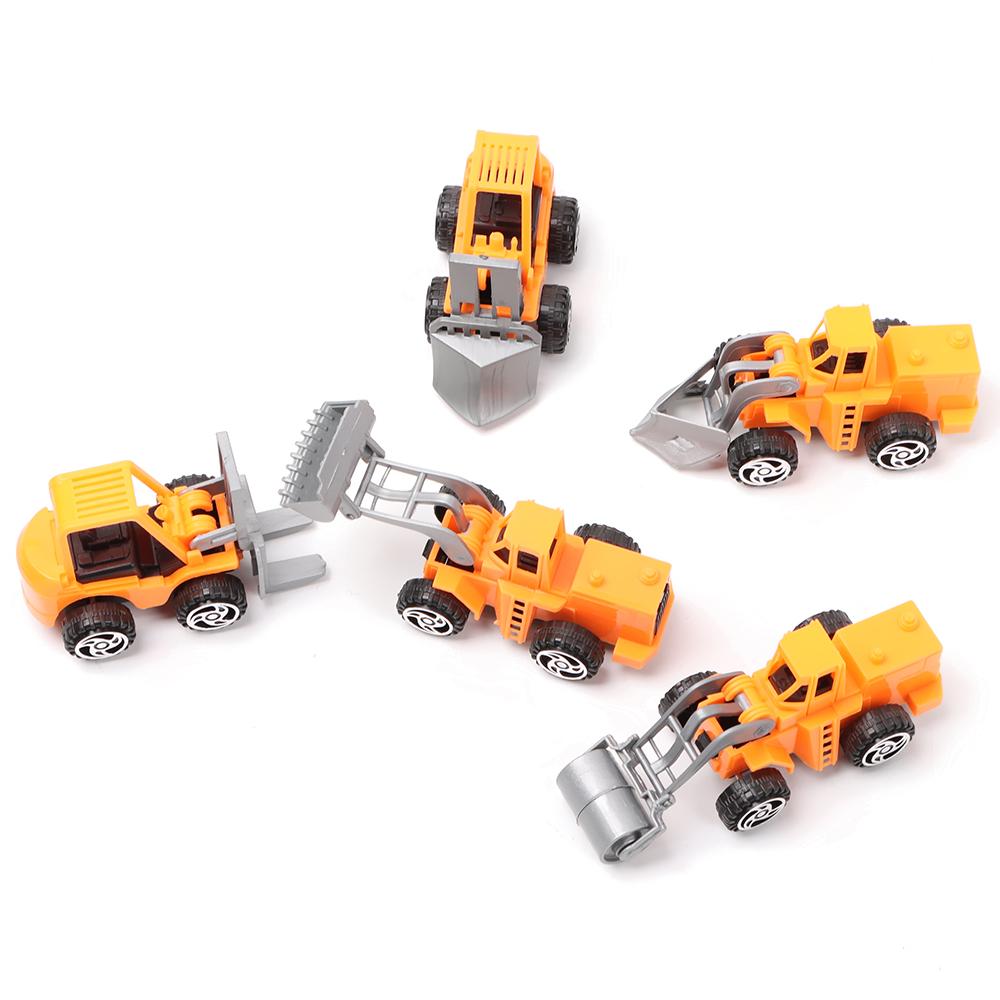 Kids Excavator Children's Gift Engineering Vehicle Pull Back Car Car Model Forklift Toy