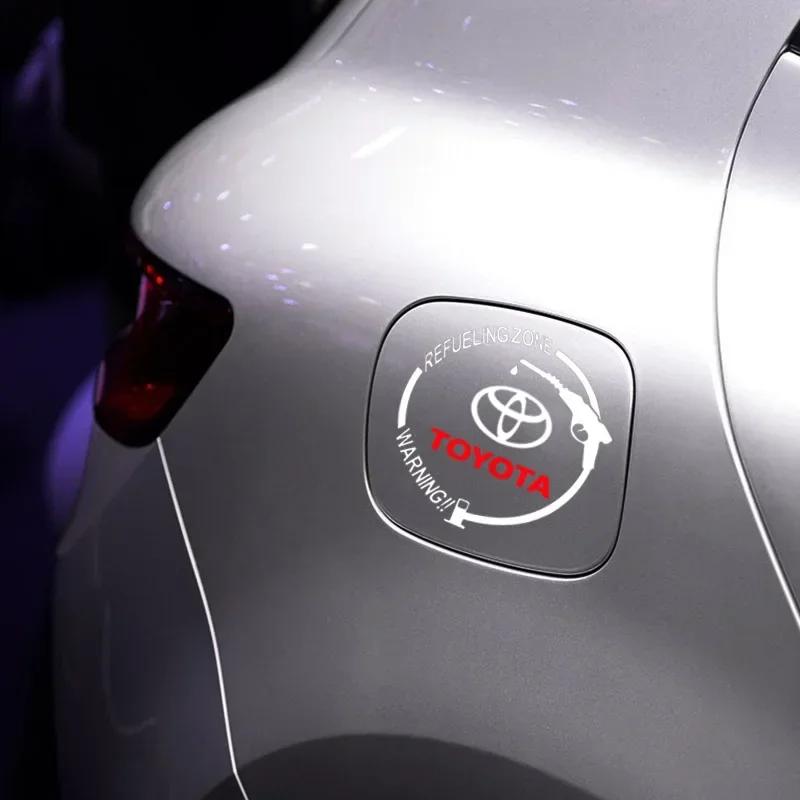 Vinylové reflexní nálepky s logem auta na víčko palivové nádrže, samolepky, doplňky pro Toyota TRD E150 E120 Land Cruiser 200 Chr Corolla Yaris Rav4