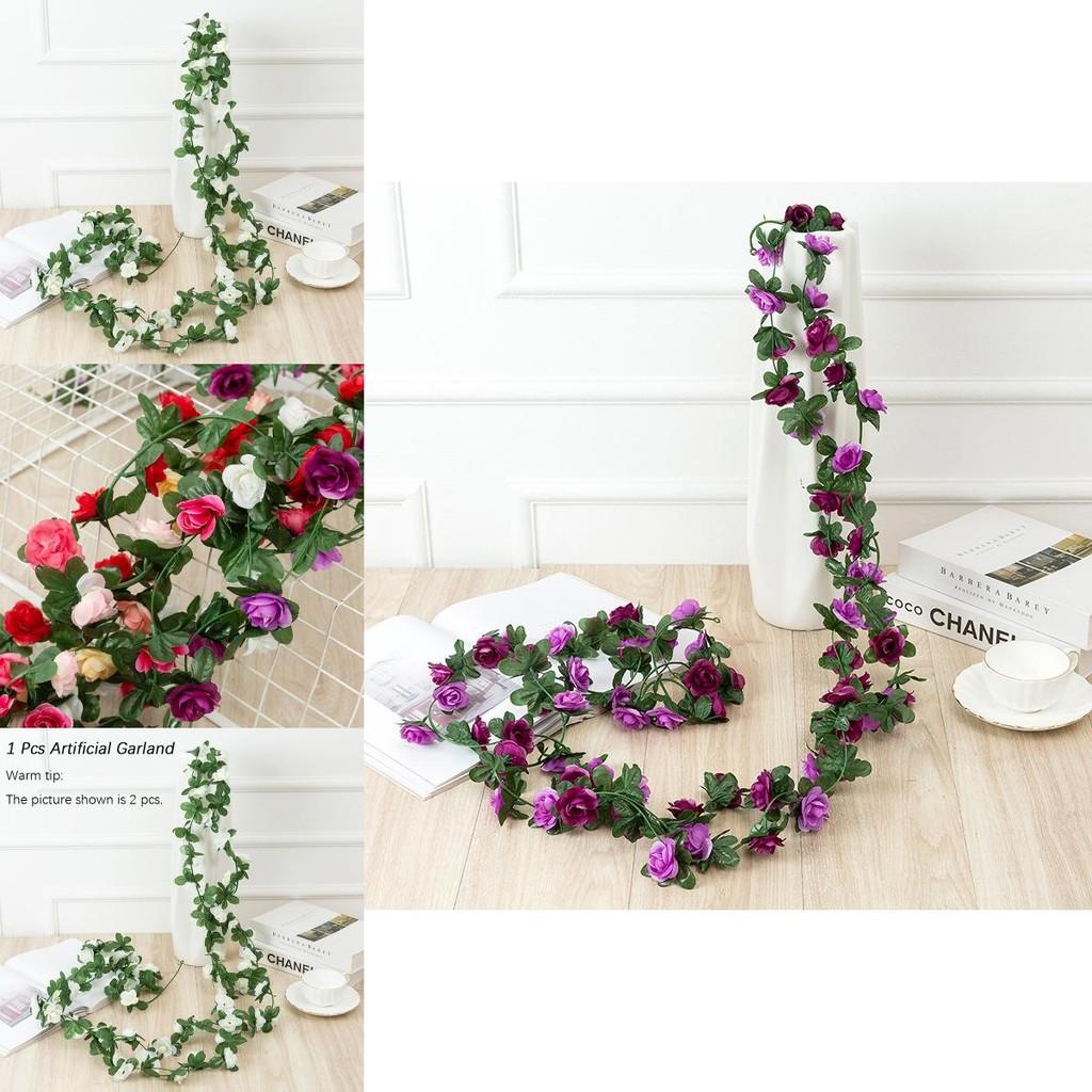 Stunning 2.5m Artificial Flowers Spring Small Peony Ivy Leaf Vine For Elegant Home Decor