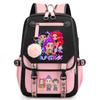 Kpop With The Surrounding Trend Schoolbag College Wind Large Capacity Junior High School Student Leisure Backpack