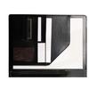Business Folder Organizer PU Leather Card Holder for Documents File Office Supplies Black