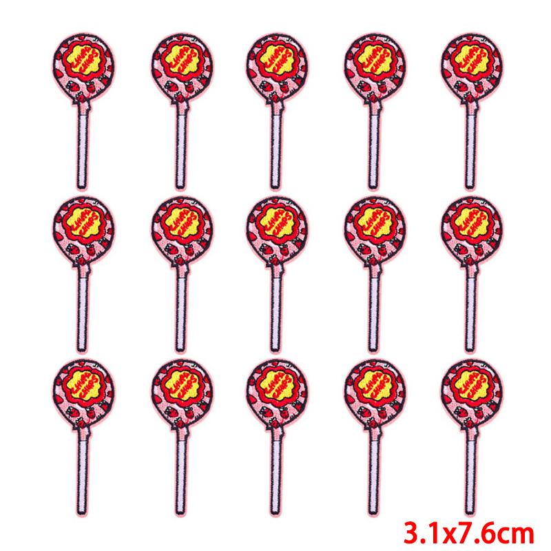 10 Pcs/lot Wholesale Embroidery Patch Iron On Patches For Clothing Patches On Clothes Jackets Decor Applique Sew Supplies