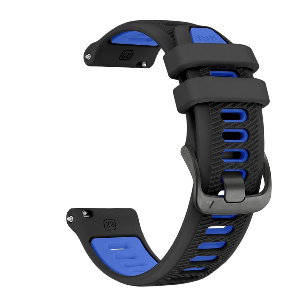 Two-tone Silicone Watch Strap For Garmin Forerunner 265 255 Music 570 47mm/Venu 4 3 2 45mm/Vivoactive 4 Watch SmartWatch bands