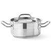 Garnek niski profi line z pokrywką 12 l śr. 320 x 150 h - hendi 830604