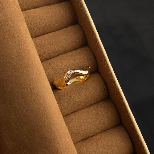 Light Luxury High-end Zircon Index Finger Ring Niche Retro Palace Style Ring Fashion Temperament Medieval Style Ring Female