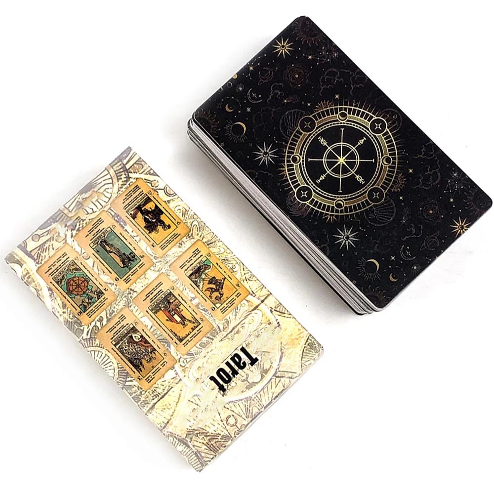 Meaning Tarot Card For Beginner Tarot, Keyword Antiqued Tarot Deck, 78 Cards Fortune Telling Game Divination Tools