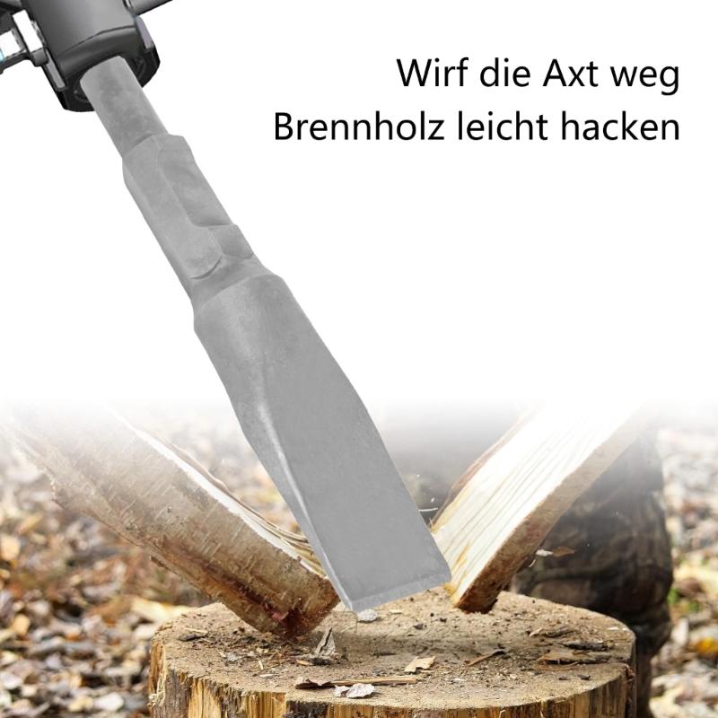 Electric Hammer Drill Bit Point Grooves Gouge Flat Chisels Break Concrete Brick Wall Drilling Home Projects