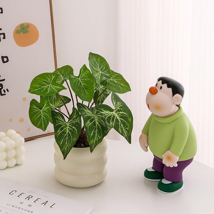 Nordic Indoor Desktop Bonsai: Artificial Green Plants for Office Decoration