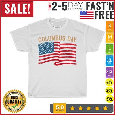 Christopher Columbus Tag USA Flagge Italienisch-Amerikanisches Erbe T-Shirt Männer Frauen