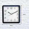 Plastic Step Movement Wall Clock (Blue, 9 Inch) - Analog