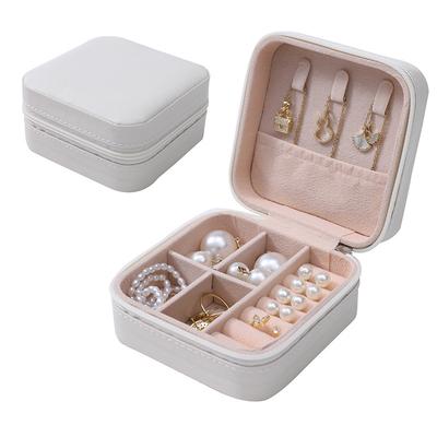 Button Storage Zipper Jewelers Organizer Container Box Jewelry Organizer Display Travel Jewelry Case Boxes Portable Jewelry Box