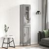 VidaXL Highboard Sonoma Grey 34.5x34x180 Cm Engineered Wood 3199503