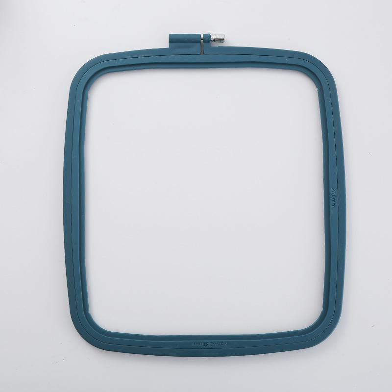 Set di Telaio per Ricamo Quadrato Off-White Colore Caramella ABS - Varie Misure