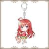 Die Quintessentiellen Schwestern Niedliche Nakano Fünflinge Schlüsselanhänger Nino Ichika Schlüsselanhänger Yotsuba Itsuki Taschenanhänger Baji Trendige Waren Geschenk