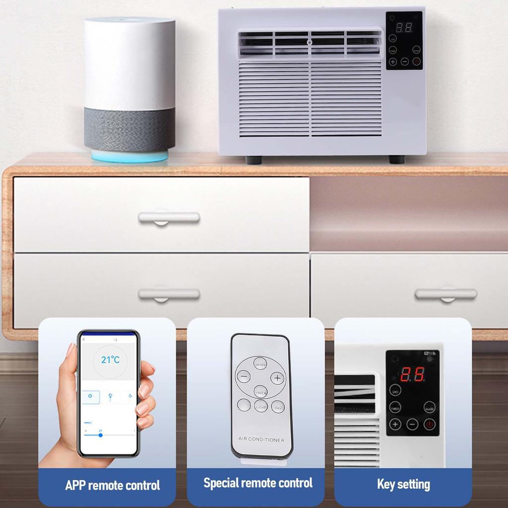 Portable Air Conditioner Industrial Small Cooling AC Conditioning Unit for Outdoor Tent Camping RV Office Room 1876BTU EU Plug 220V