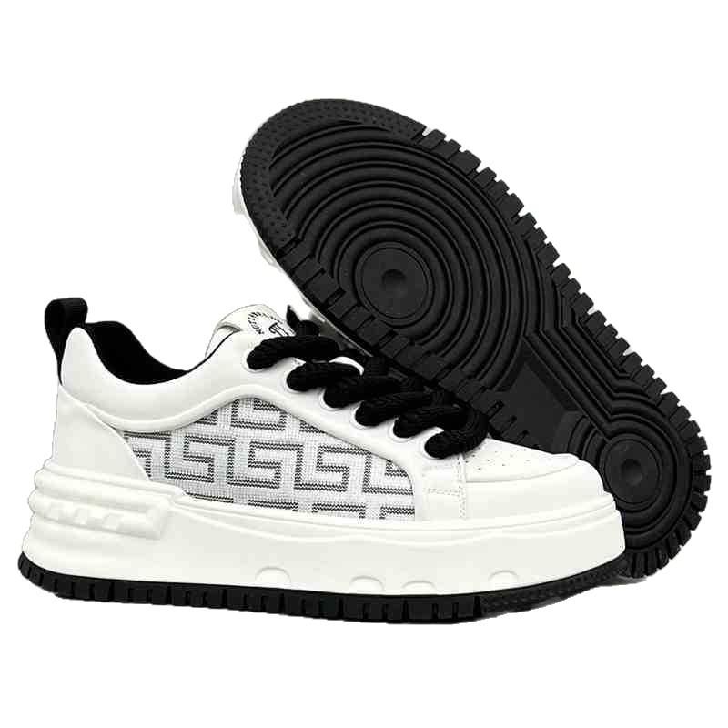 Scarpe primavera e estate nuove scarpe da skate rete di seta ghiacciata traspirante rialzanti casual scarpe sportive