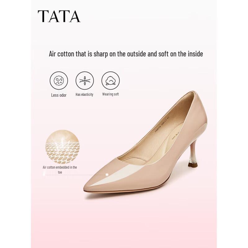 TATA Women s Pointed Stiletto Heels 35