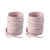 1 Pair 8mm Wide Flat Shoelaces Polyester Replacement Multicolor Shoes Strings For Trainers Sneakers And Casual Shoes