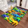Dinosaur Rug Kids Room Cute Cartoon Animal Carpet Colorful Dinosaur Theme Baby Play Mat Indoor Outdoor Rug Soft Comfortable