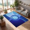 Tappeto Morbido Antiscivolo per Interni con Motivo Calcio Napoli FC Tappetino Decorativo Sportivo per Camera da Letto