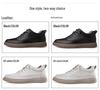 Men's Invisible Height-Increasing Shoes: Breathable, Stylish British Design with Soft Sole - Sports Casual Board Shoes with 8cm Lift.