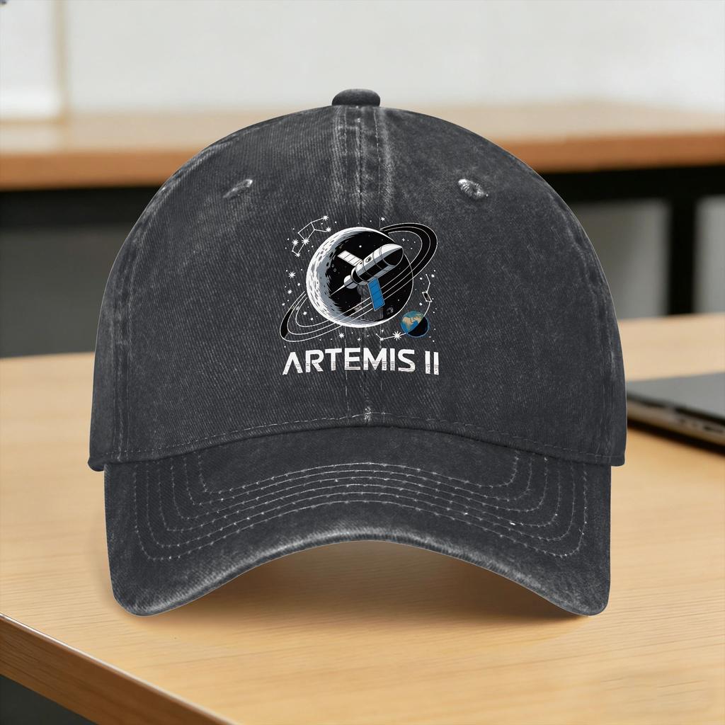 Artemis II Back to the Moon 2026 Sun Baseball Cap Unisex-Teens Design Trucker Hat Spring Classic Sports Wholesale Baseball Caps