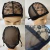 Wig Cap Front Lace For Making Wigs 56Cm Adjustable Straps Black Stretch Weaving Hair Nets Hat Mesh Women'S Dome Accessories