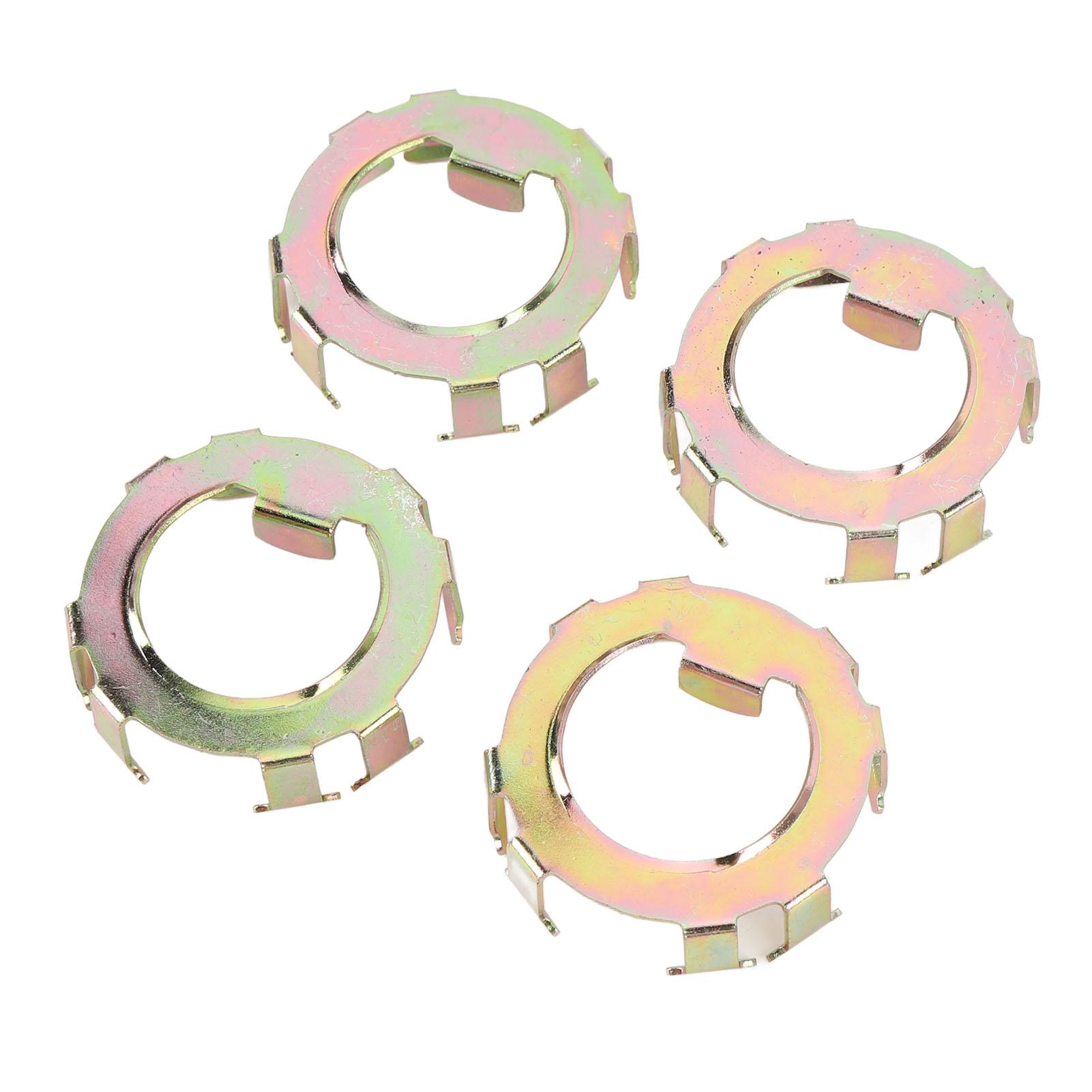 

4 шт. Стопорная гайка шпинделя прицепа Металлическая надежная фиксация Стопорная гайка шпинделя колеса Замена для EZ Lube Контргайка от 2 до