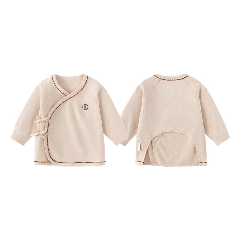 babylove Organic Cotton Newborn Tie-Front Long Sleeve Top 52