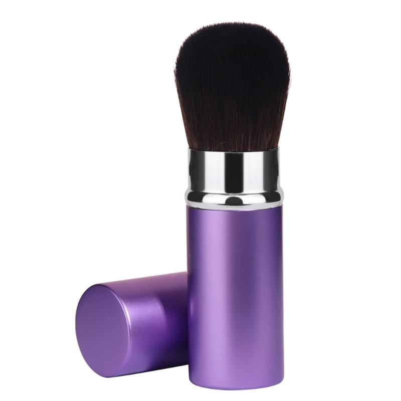 Travel Face Blush Brush Retractable Makeup Brush Blending Powder Brush Contours Brush Highlighter Brush Cosmetic Brush