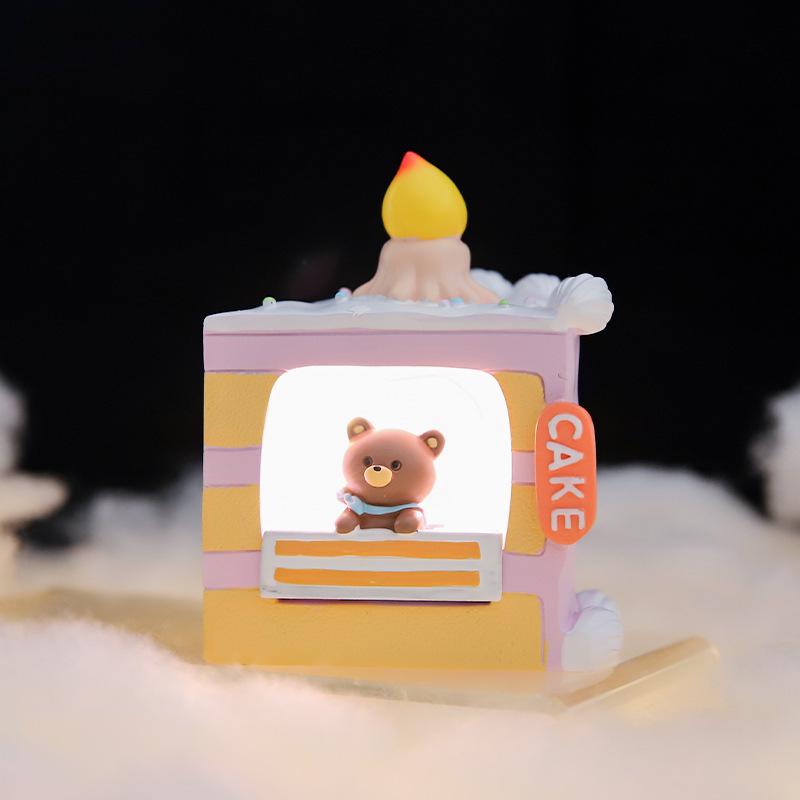 Student Desk USB Touch Night Light - Eye Protection, Cute Pet Design, Milk Star Light, Rechargeable Bedside Lamp