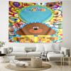 Hey-Duggee Print Tapestry, Backdrop, Easy Setup, Ideal for Bedroom, Office & Living Room, with Aesthetic Wall Hanging Decor.