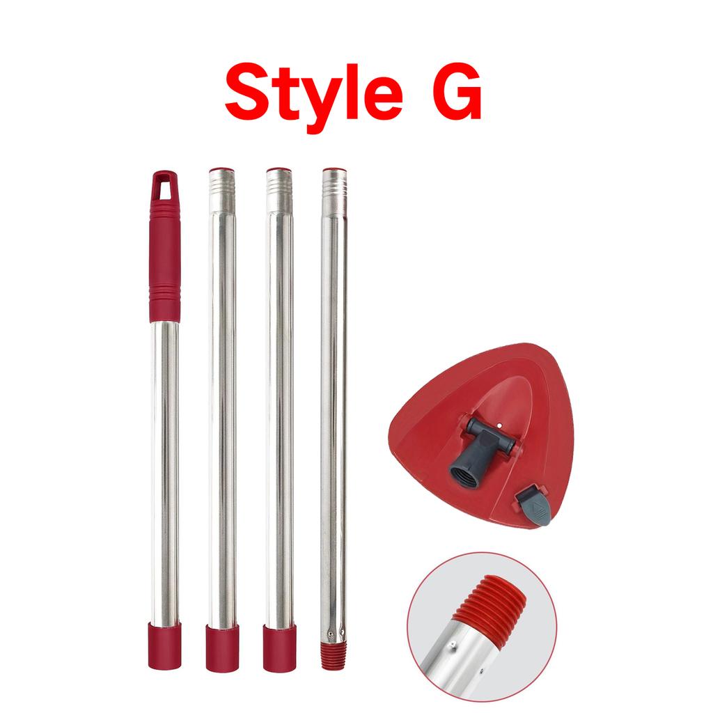Mop Handle and Mop Base for O-cedar/Vileda 1Tank System,Mop Handles for O-cedar/Vileda Spin Mop & H2pro Flat Mop