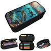 Deep Sea Turtle Underwater World Pencil Case for Boys Girls School Pen Box Pencil Bag Stationery Supplies Pen Holder Bag