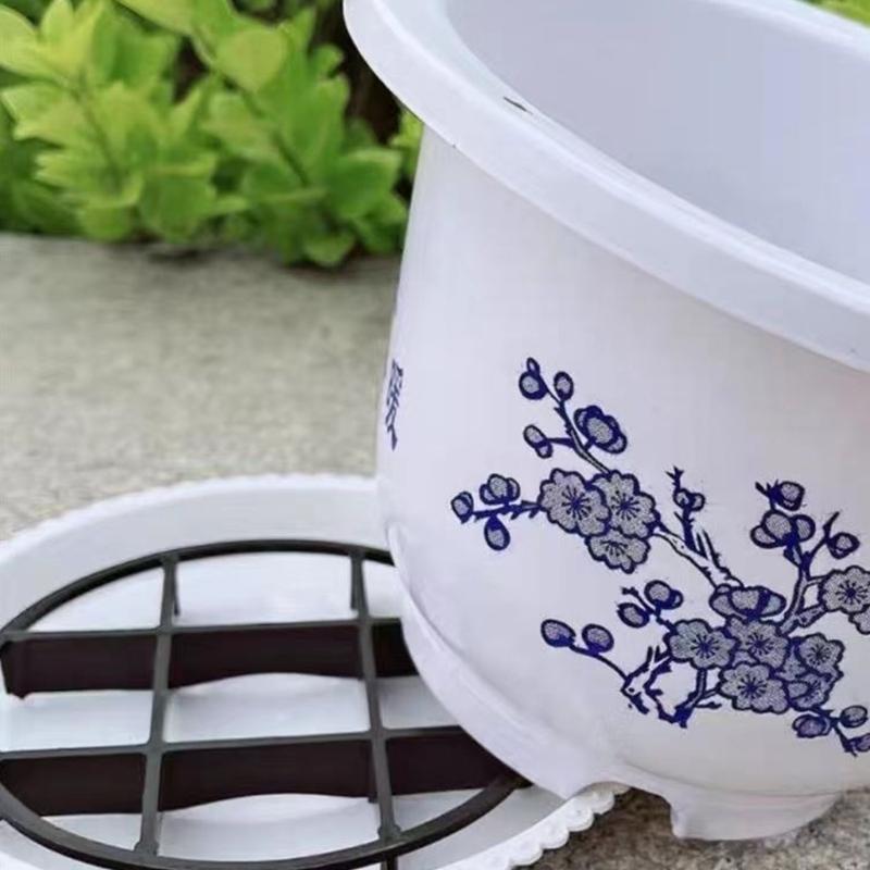 20pack Breathable Flower Pot Trays With Drainage Holes Promote Root Health Reusables Plastic Plant Saucers