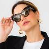 New European and American fashion cat eye frame personalized sunglasses ins trend outdoor street shot Internet celebrity UV protection sunglasses