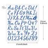 Iron-on Vinyl Patches with Letters of the Alphabet A-Z, Assorted Colors, for Clothing, T-shirts, Pants, Bags, DIY Crafts