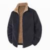 Men's Stand-up Collar Fleece Jacket: Thick Autumn/Winter Polar Fleece In Stock