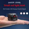 Nivelator Laser Portabil Super Roșu Linie de Localizare Nivelator Laser Puternic Mini Linii Încrucișate Orizontale și Verticale Pentru Încărcare Usb Diy