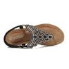 Shoes women's sandals women's summer new rhinestone toe sandals large size platform sandals