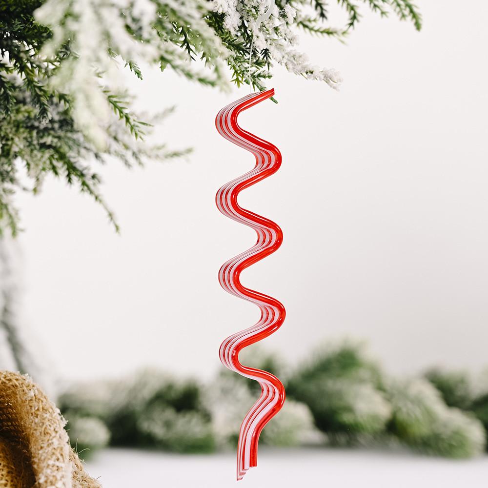 

Red Beautifully Crafted And White Candy Hanging Decorations For Home Festivity RedWhite Candy Ornament