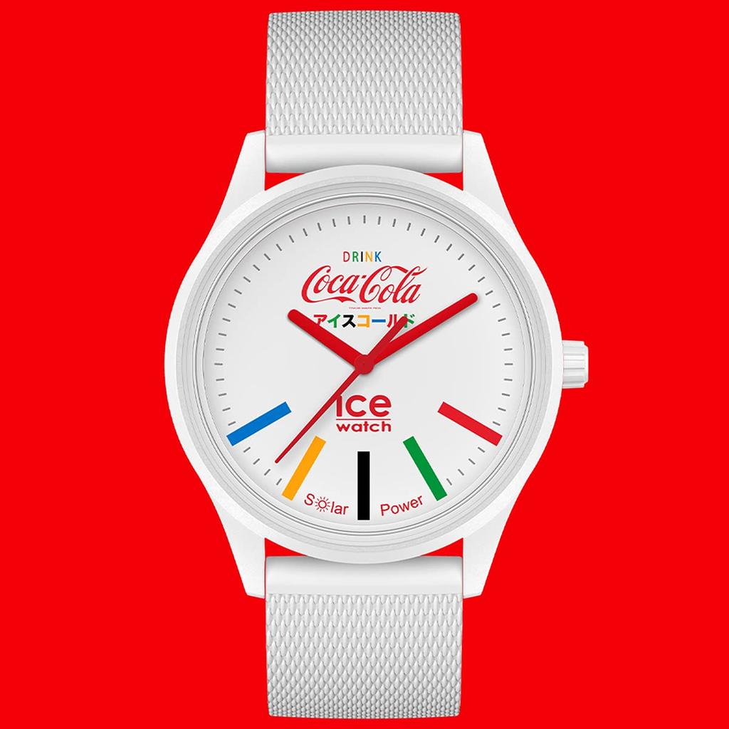 Team White Medium 019619 Watch Ice Solar Coca-Cola & Ice-Watch (Men's/Unisex) -