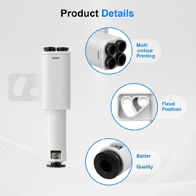 For X1 P1 X1C P1S P1P 4 In 1 PTFE Adapter Pipe Expansion Port Connectors 4 Feeding Module 3D Printer Adapter Accessories